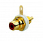 263/06-500 Разъём RCA/CINCH (колокольчик/тюльпан), диапазон от 20 Гц до 20 кГц, цвет красный ABB. Вид 1.