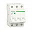 Автоматический выключатель 3-х полюсный (АВ), 50А 6кА (хар-ка С) Schneider Electric. Вид 1.