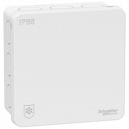 Коробка IP65 87х87 (77х77) (белый) Mureva Schneider Electric. Вид 1