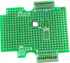 Макетный модуль для I-7188XA/XC, 64 x 70 мм ICP DAS. Вид 1