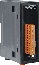 Модуль ввода, 8-каналов изолированного дискретного ввода, клеммная колодка, FRnet ICP DAS. Вид 1