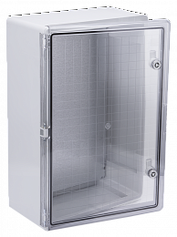 ЩМПп Корпус пластиковый 600х400х200мм прозрачная дверь УХЛ1 IP65 ИЭК. Вид 1