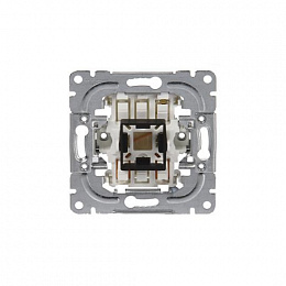 Механизм 1-клавишного выключателя, 1-полюсного, 16А/250В без дополнительных клемм ABB. Вид 1