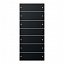 KNX Комплект клавиш, 6 шт. (3+3) (черный матовый) Gira. Вид 1.