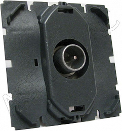 Механизм розетки TV (простая,оконечная) Celiane Legrand. Вид 1