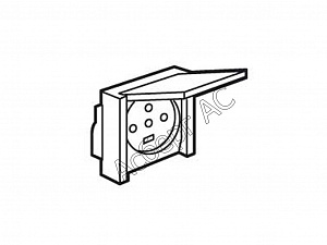 Розетка силовая 3К+Н+З IP44 Plexo 20A Legrand. Вид 1