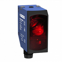 Лазерный фотодатчик, 1,2м, =10-30 в, м12, pnp, диффузн. типа, но или нз програм. Schneider Electric. Вид 1