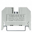 Клеммник для установки на DIN-рейку 2,5мм.кв. (красный) Siemens. Вид 1.