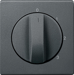 Центральная плата для 3-ступечатого регулятора част.вращения, sm (антрацит) Merten Schneider Electric. Вид 1