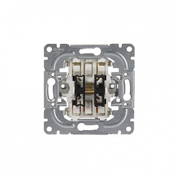 1065.20 Механизм 2-клавишного выключателя, 1-полюсного, 16А/250В, (схема 5) 2 дополнительные клеммы ABB. Вид 1