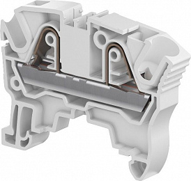 Клемма втычная ZK6-BL синяя - 6 мм2, 2 зажима TYCO. Вид 1
