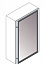 Дверь прозрачная для шкафа GEMINI 250х300х180(Размер1) , ABB. Вид 1.