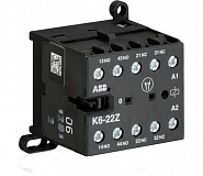 KC-6-22-Z-P Миниатюрное реле управления 3A 2НО+2НЗ 220В DC ABB