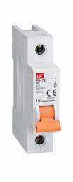BKN Автоматический выключатель 1-полюсный, 63А, 6kА (хар-ка B) LSis. Вид 1