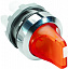M2SS1-21R Перекл (короткая ручка) красный с подсветкой 2-х позиционный  ABB. Вид 1.