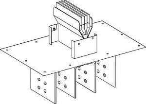 Вводный блок прямой n1, 3l+n+per, cu, 1000а Schneider Electric. Вид 1