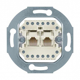 Розетка UAE 8/8-полюсн. (белый) Berker. Вид 1