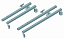 Опоры для укор. пов. монт. рамы 19" 600 Schneider Electric. Вид 1.