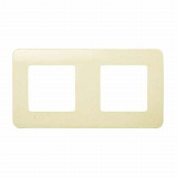 2773_3 BA Рамка с супп. 3 поста гориз. Restylo белая  ABB