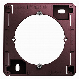 Коробка для наружного монтажа, (баклажановый) Glossa Systeme Electric. Вид 1