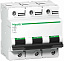 C120H 3P 100A Автоматический выключатель 3-полюсный, 100А, 15кА (хар-ка B) Schneider Electric. Вид 1.