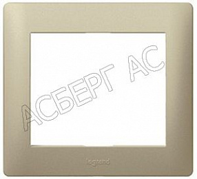 Рамка 1 пост (titanium) Galea Life Legrand. Вид 1