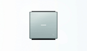 8504.3 AI Клавиша для 1-клавишных выкл./перекл./кнопок с символом ЗВОНОК и линзой подсветки,серия SKY, нержавеющая сталь ABB. Вид 1