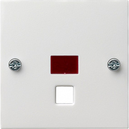 Клавиша (белый матовый) System 55 Gira. Вид 1
