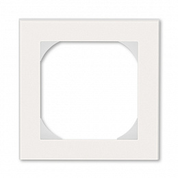 3901H-A05510 68 Рамка 1 пост, 55х55 (для механизмов BJE), Levit, жемчуг/ледяной ABB. Вид 1