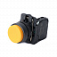 Кнопка в сборе модульная 22мм выступающая желтая с возвратом пластик 1НО Systeme Electric. Вид 1.