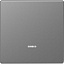 Клавиша 1-ная с линзой для led модуля, нерж.сталь Merten D-Life Schneider Electric. Вид 1.