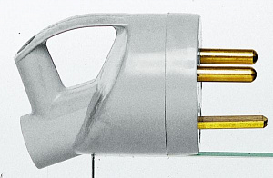 Вилка силовая 2К+З 20А бок.вых  Legrand. Вид 1