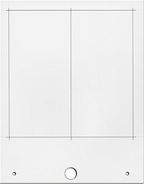 Маркировка MG-VRT-A 88903 (52x107 WH) для шкафов, 52х107 мм, 2 маркера в карте, 100 маркеров в упаковке TYCO. Вид 1