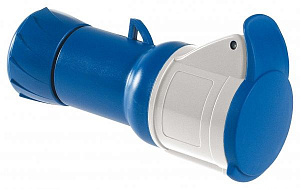 Розетка скрытой установки угловая, винт 32А 2P+E IP44 220В Schneider Electric. Вид 1