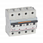 DX3 Автоматический выключатель 4-полюсный 63A 25kA (хар-ка D) Legrand. Вид 1.