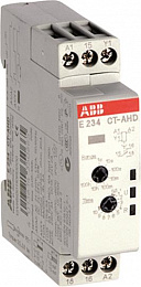 CT-AHD.12 Модульное реле времени (задерж на откл)24-48BDC,24-240BAC 0,05...100ч АВВ. Вид 1