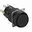 Кнопка 16мм черная с возвратом 2 но xb6eaa22p Schneider Electric. Вид 1.