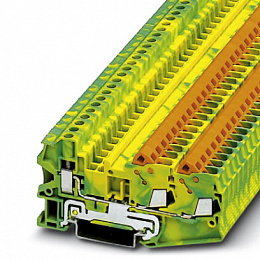 QTCU 2,5-TWIN-PE Клемма защитного провода Phoenix Contact. Вид 1