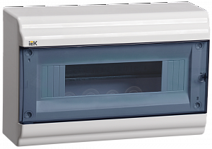 ЩРН-П-12 IP41 Бокс пластиковый, навесной на 12 модулей 190х290х100мм PRIME ИЭК. Вид 1