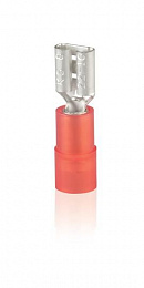 N1-DC-488-RFD "Наконечник кабельный; с нейлоновой изоляцией; разъем двойного обжатия (мама); 0,5-1,5; ширина5; (100шт)" ABB. Вид 1