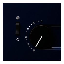 Накладка на регулятор температуры пола (синий) S-Color Gira. Вид 1