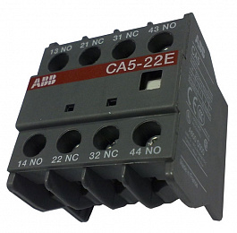 CA5-22 E Контакт фронтальный 2HO+ 2НЗ для UA и GA ABB. Вид 1