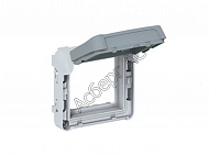 Адаптер c дымчатой крышкой для мех-мов MOSAIC , IP55  Legrand