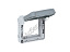 Адаптер c дымчатой крышкой для мех-мов MOSAIC , IP55  Legrand. Вид 1.