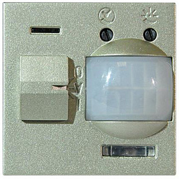 N2241 CV Датчик движения инфракрасный пассивный, 2-модульный, серия Zenit, цвет шампань ABB. Вид 1