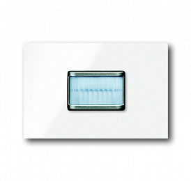 6345-24G-101-500 Датчик движения Busch-Watchdog priOn, мультилинза 180, белый камень ABB. Вид 1