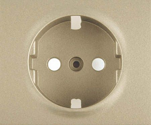 Накладка для розетки 2К+З (titanium) Galea Life Legrand. Вид 1