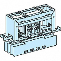 Интерфейс шинопровода, 3 полюса, 1600 a Schneider Electric. Вид 1