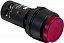 Кнопка CP4-30R-11 красная c фикс. и выступающий клавишей 1HЗ1НО ABB. Вид 1.