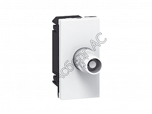 Розетка BNC 75 Ом, 1 модуль Mosaic Legrand. Вид 1